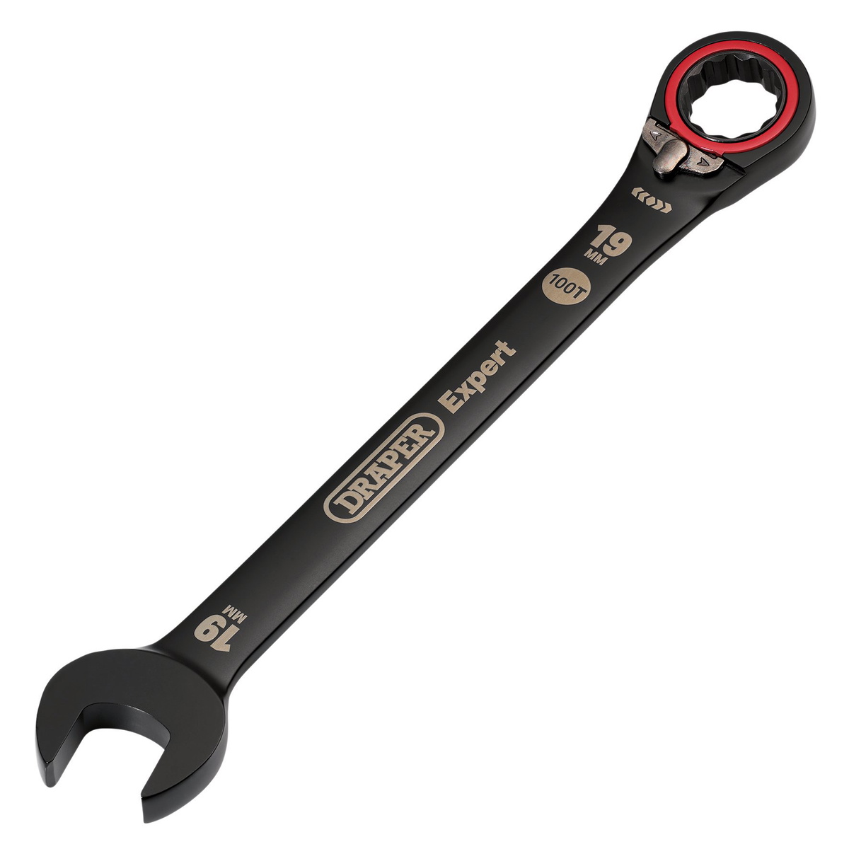 Draper 03909 Expert HI-TORQ® Ratchet Combination Spanner 19mm