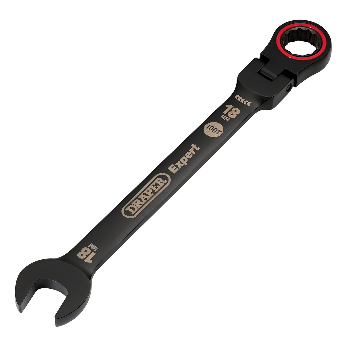 Draper 03925 Expert HI-TORQ® Flexible Ratchet Spanner 18mm