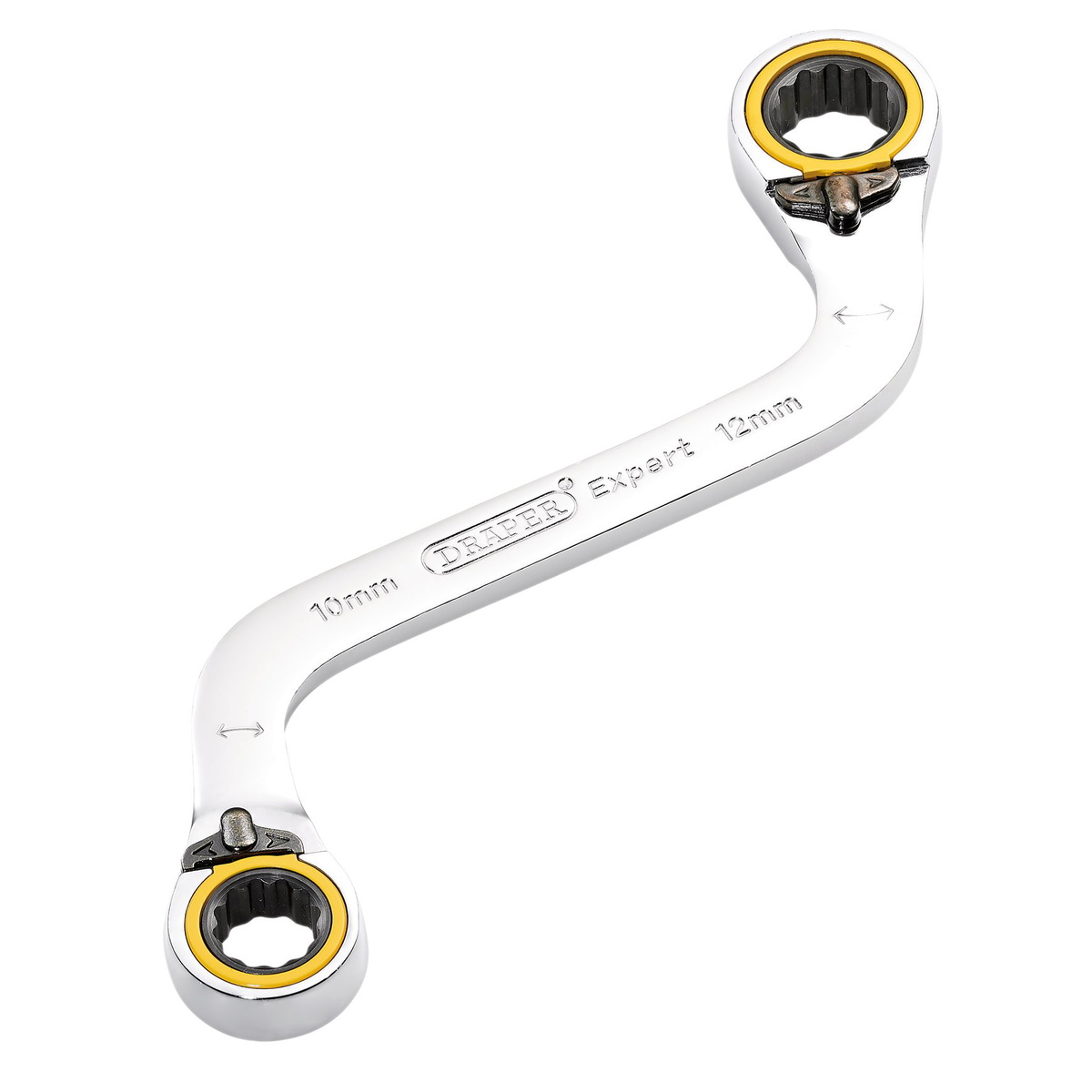 Draper 03942 Expert HI-TORQ® S-Shape Ratchet Spanner 10x12mm