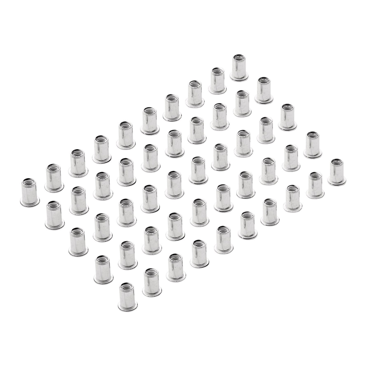 Draper 04053 Zinc Plated Threaded Insert Rivet Nuts M6 x 1.0mm 50pk