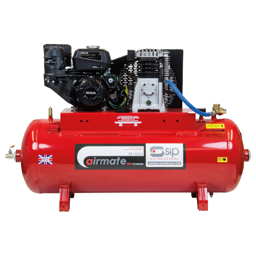 SIP 04331 ISKP7/150ES Super Petrol Compressor, Tank Capacity - 50 Litre, Max. Air Pressure - 10.3 Bar