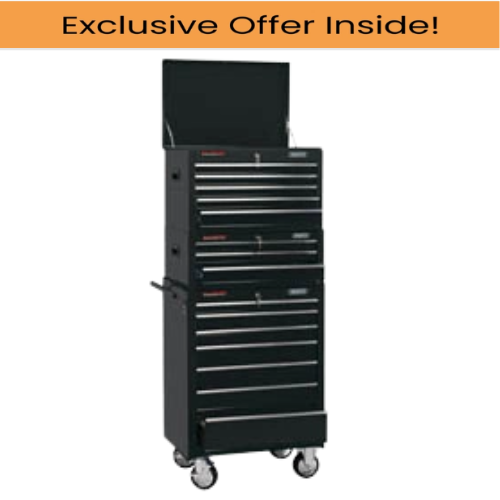 Draper 04594 DTKCTCB Combined Roller Cabinet and Tool Chest, 15 Drawer, 26