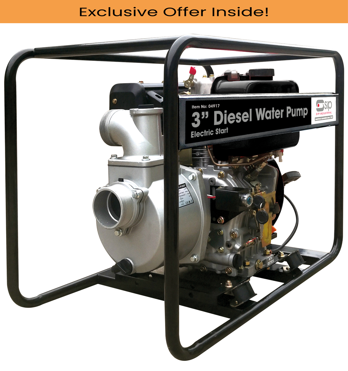 SIP 04917 3" Diesel-Driven Water Pump