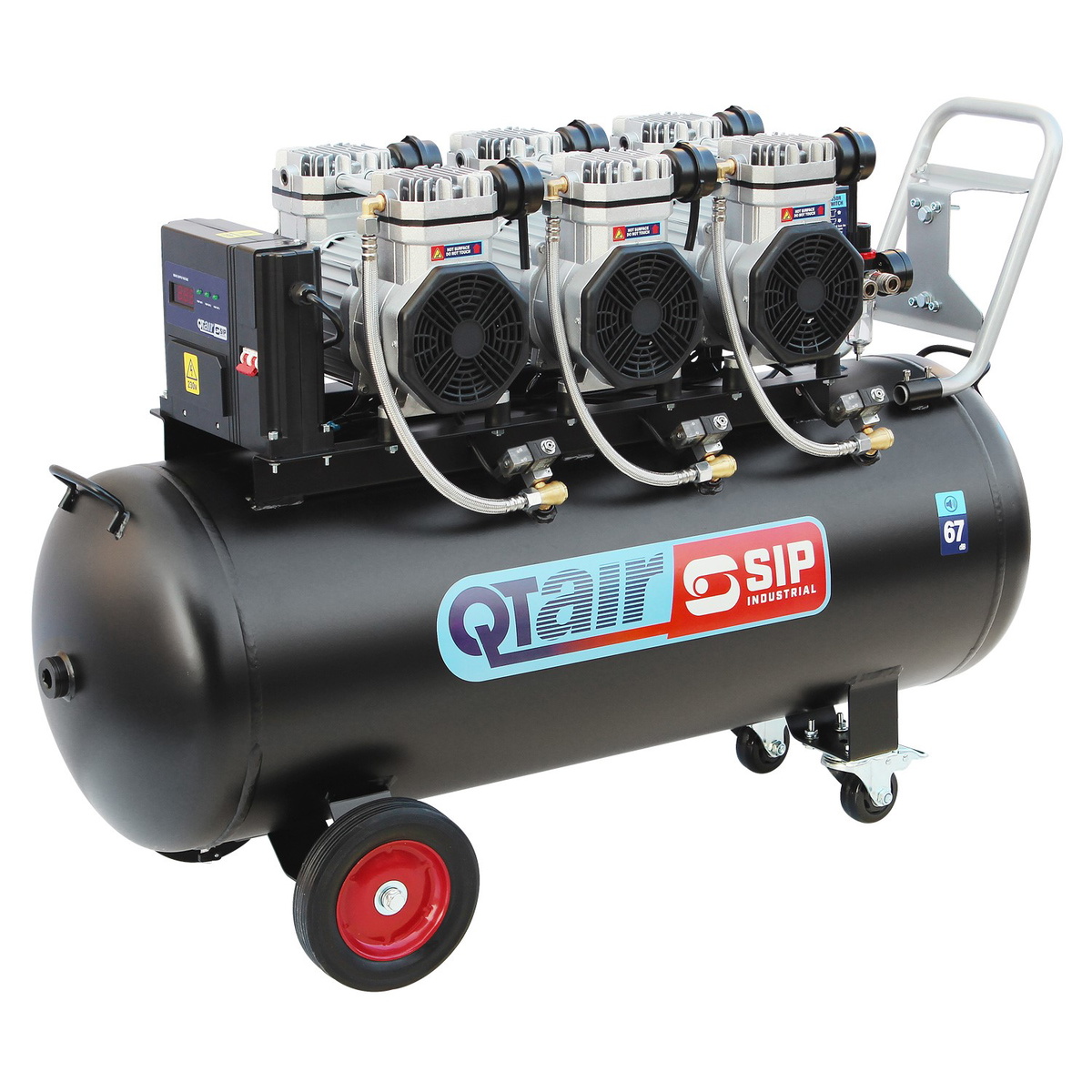 SIP 05497 QT AIR DD 4.5hp 150ltr Ultra Low Noise Oil-Free Direct Drive Compressor
