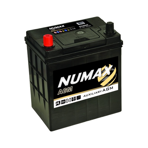 055AGM Numax AGM Car Battery 12V 35Ah, 3 Years Warranty