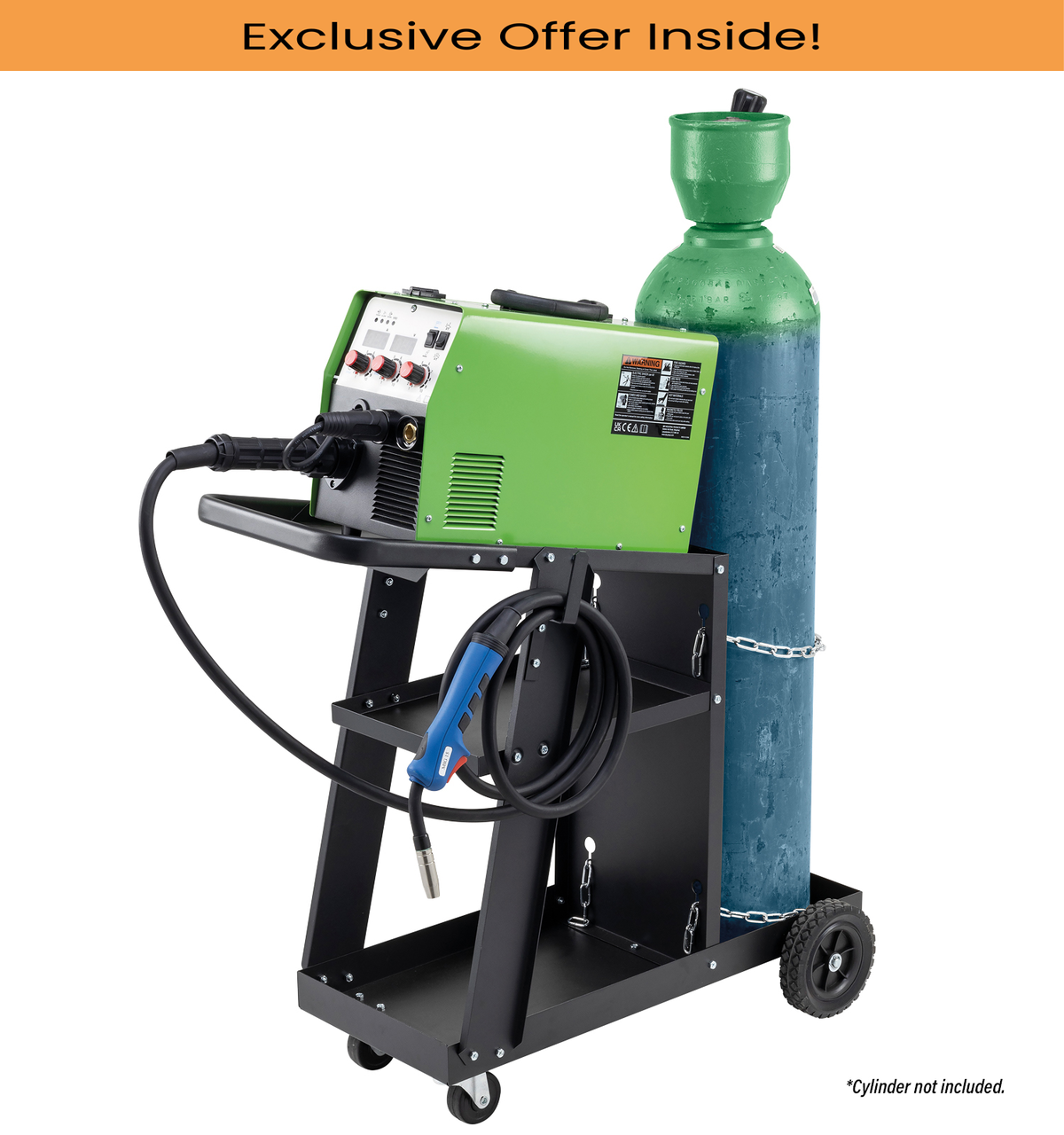 SIP 05723CART AUTOPLUS ECO MIG/ARC Inverter & Cart , 230v, Single Phase, 200 / 170A