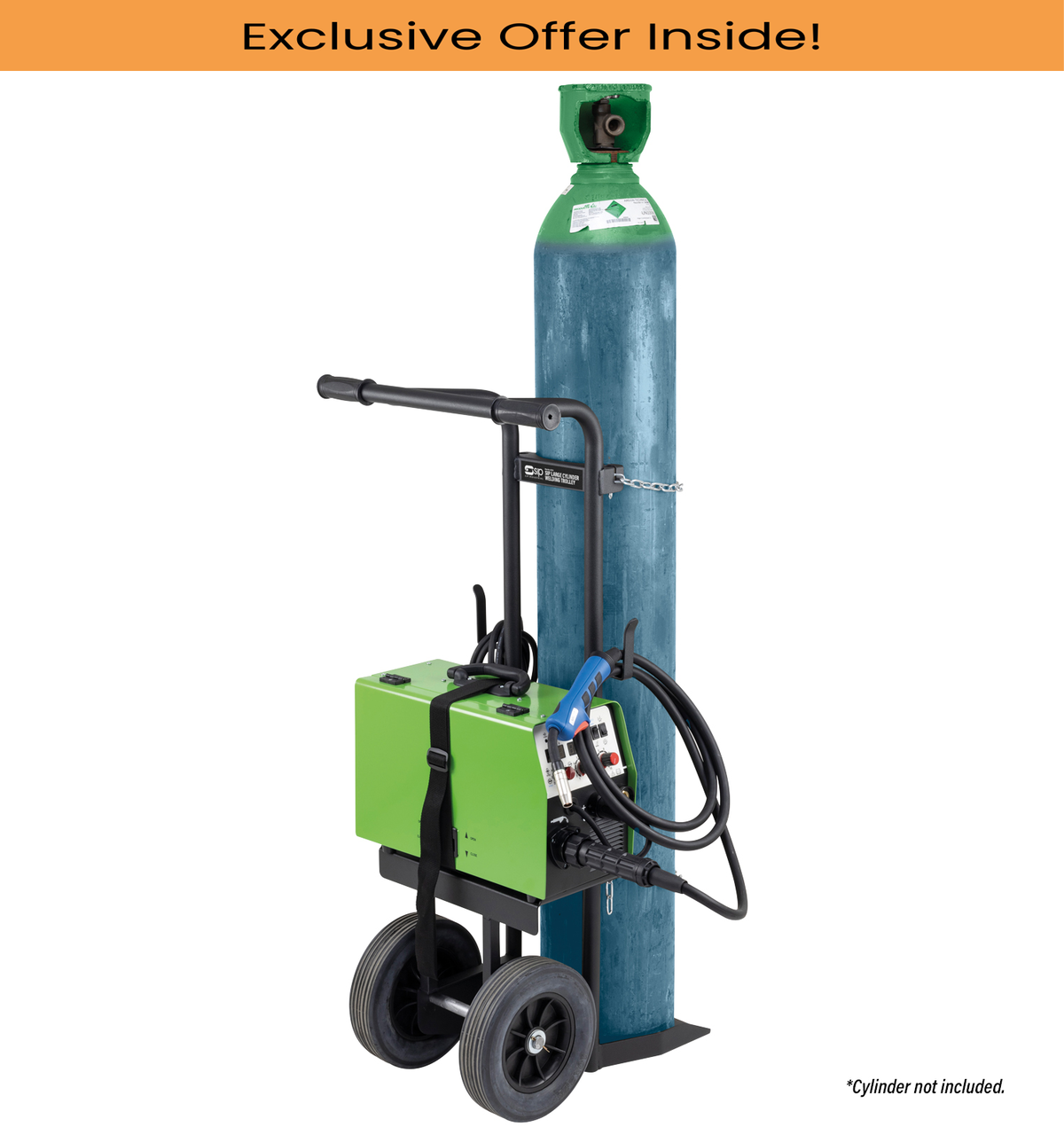 SIP 05723TROLLEY AUTOPLUS ECO MIG/ARC Inverter & Trolley , 230v, Single Phase, 200 / 170A
