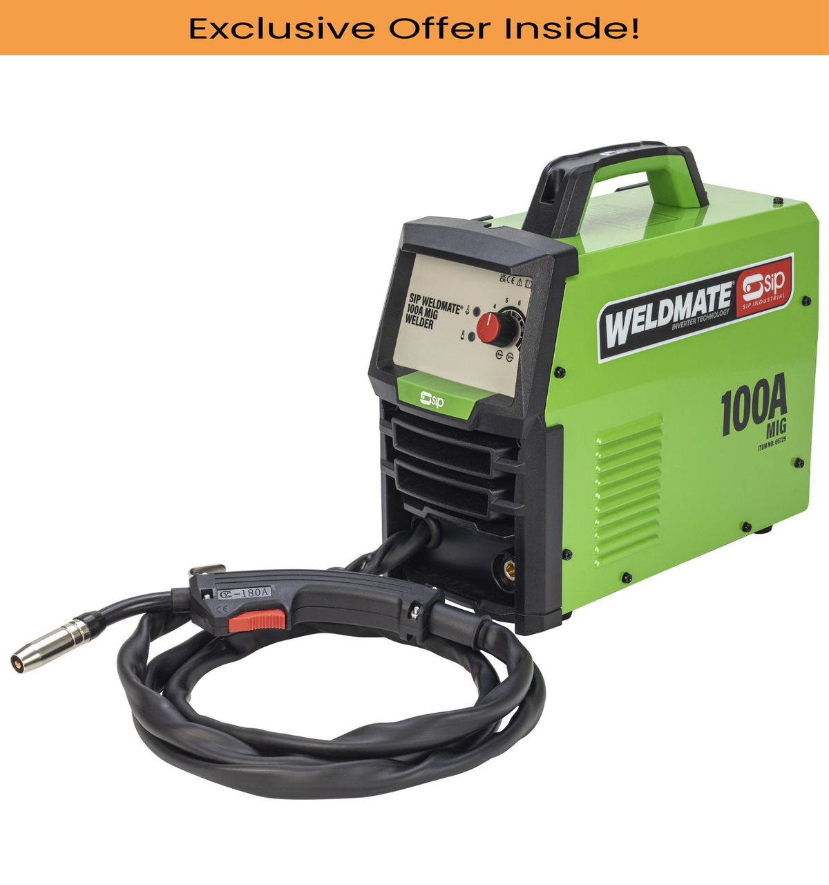 SIP 05729 WELDMATE 100A MIG Welder