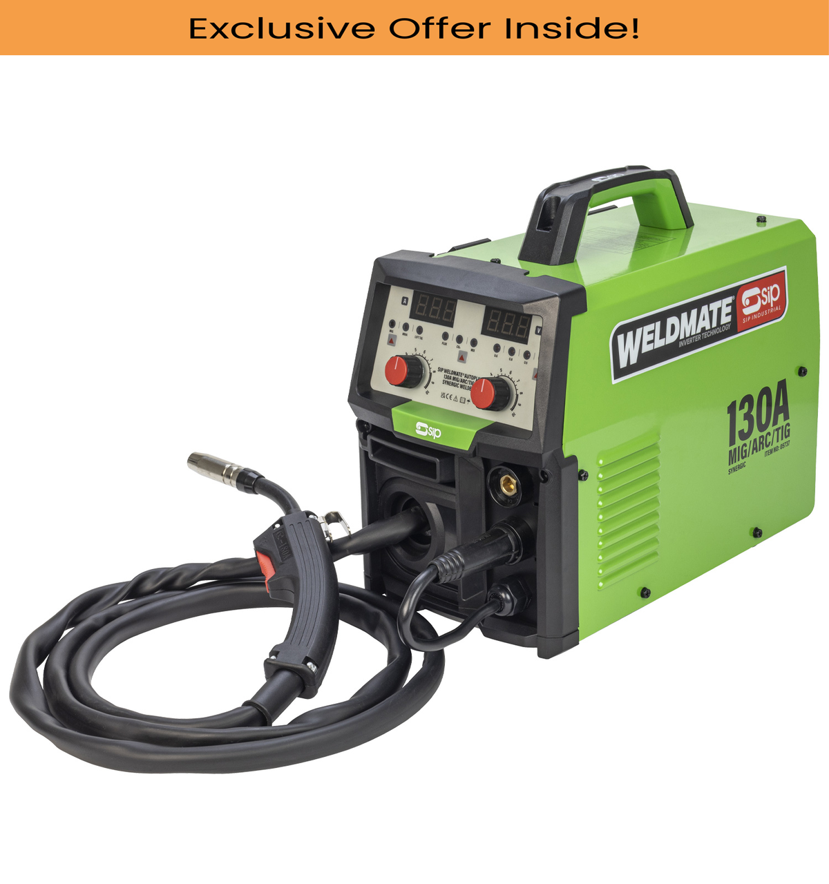 SIP 05737 WELDMATE AUTOPLUS 130A MIG/ARC/TIG Synergic Welder