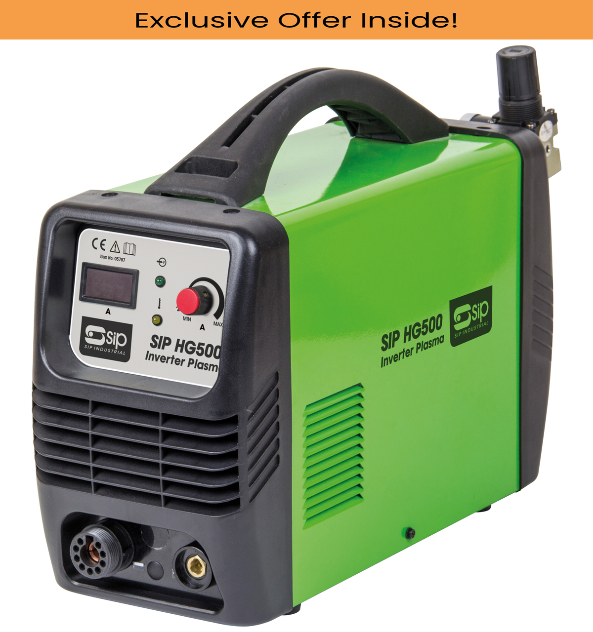 SIP 05787 HG500 Plasma Inverter Cutter 230v, Single Phase 50A