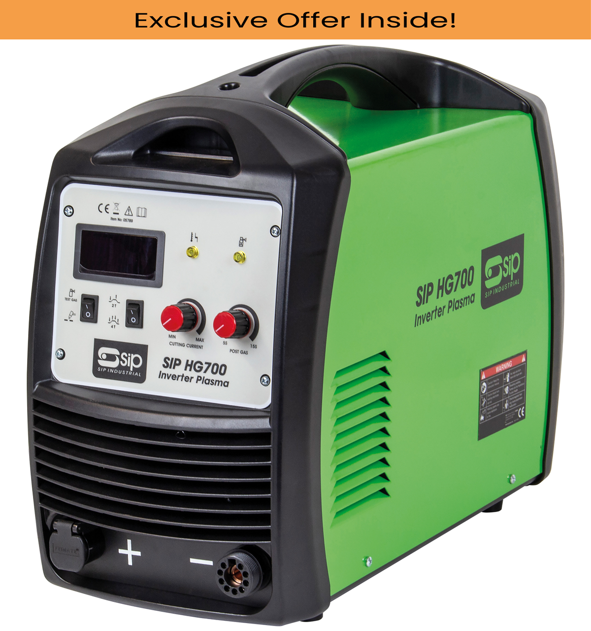 SIP 05789 HG700 Plasma Inverter Cutter 400v, Single Phase 70A
