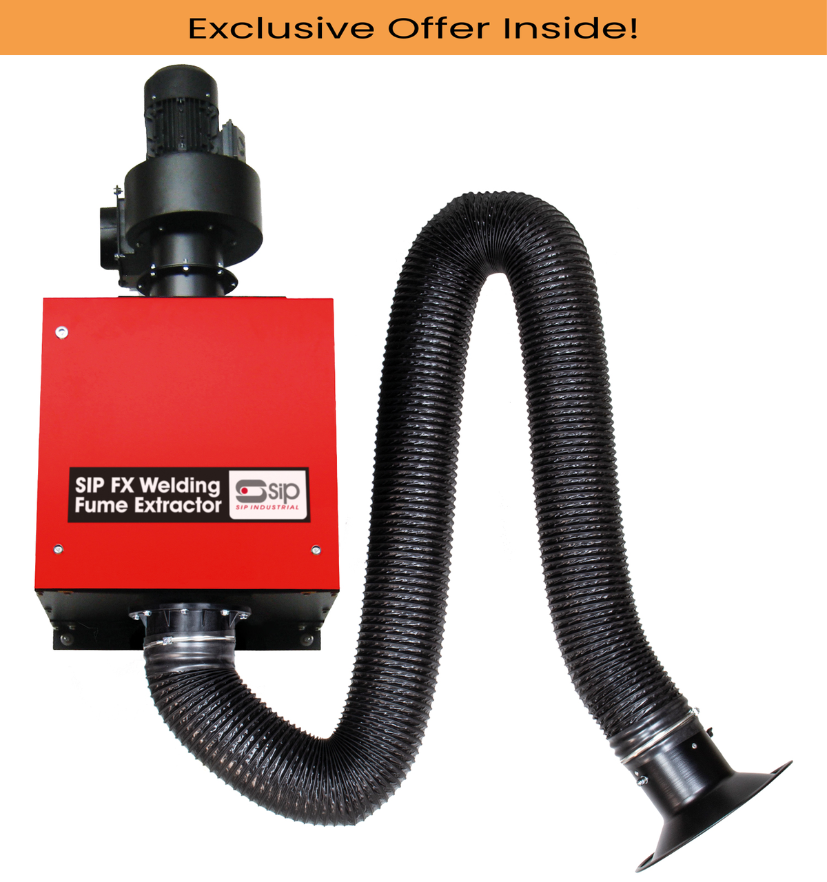 SIP 05812 FX-WM Mounted Welding Fume Extractor 230v, Single Phase