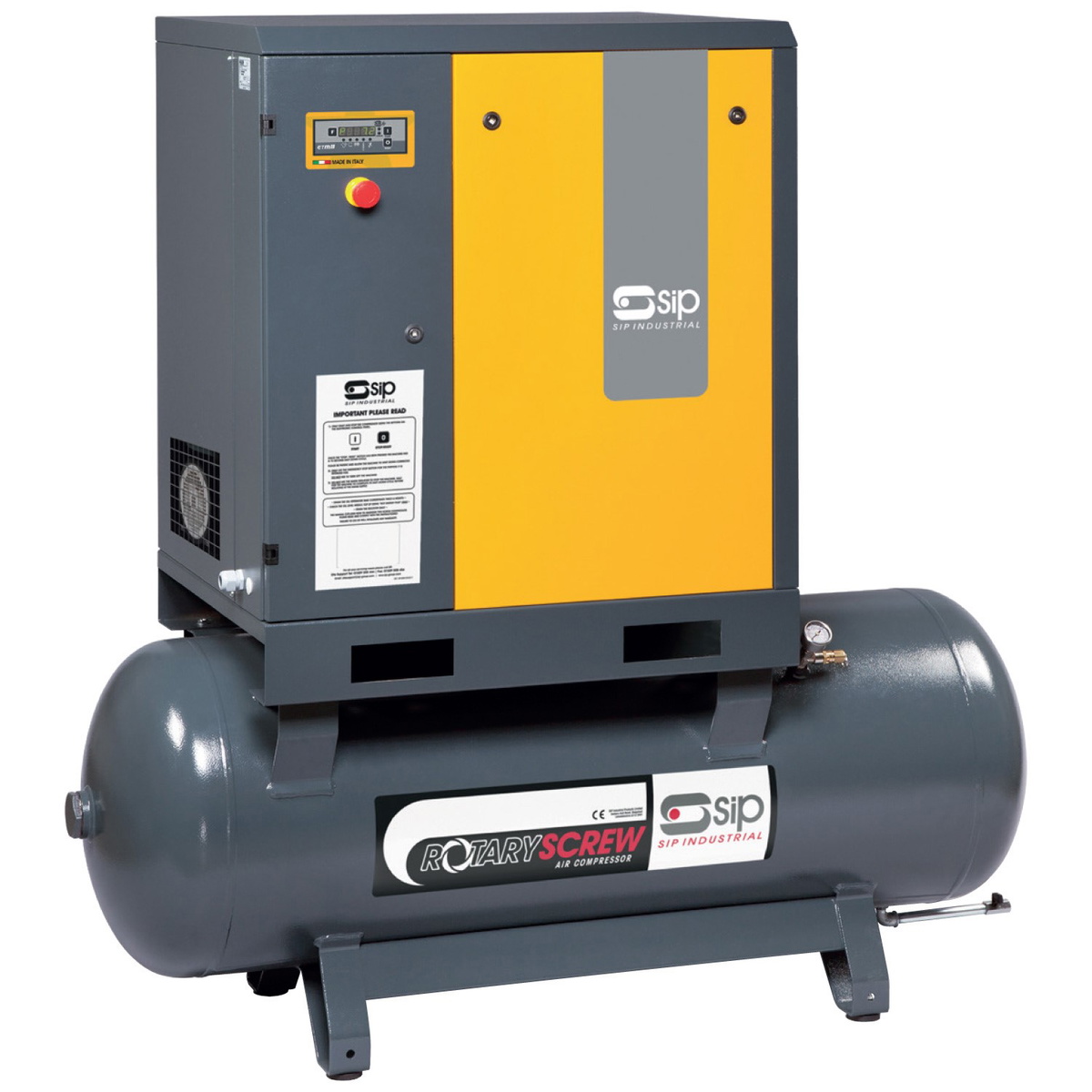 SIP 06369A  RS15-08-500BD 500ltr Rotary Screw Compressor