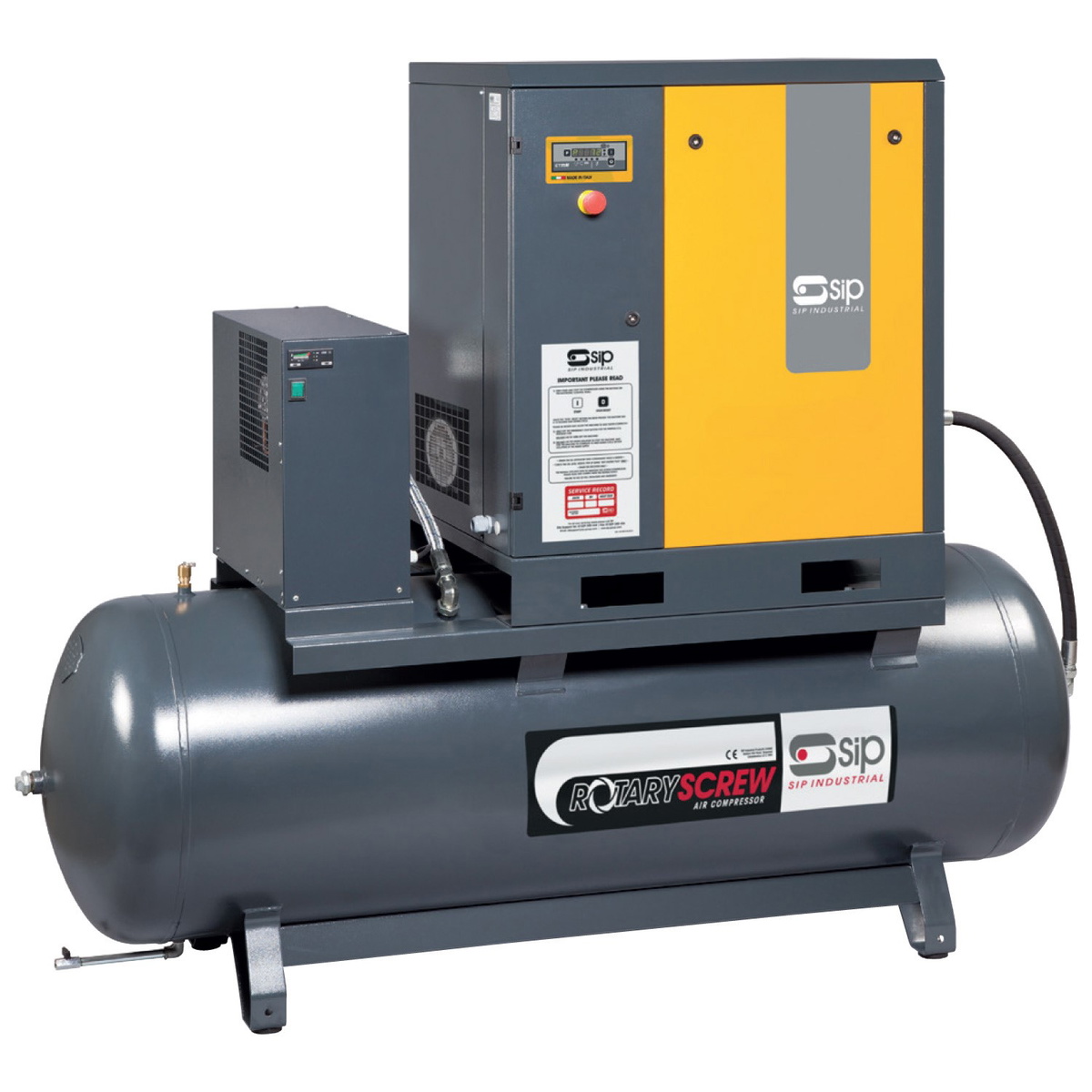 SIP 06430A  RS11-08-500BD/RD 500ltr Rotary Screw Compressor with Dryer