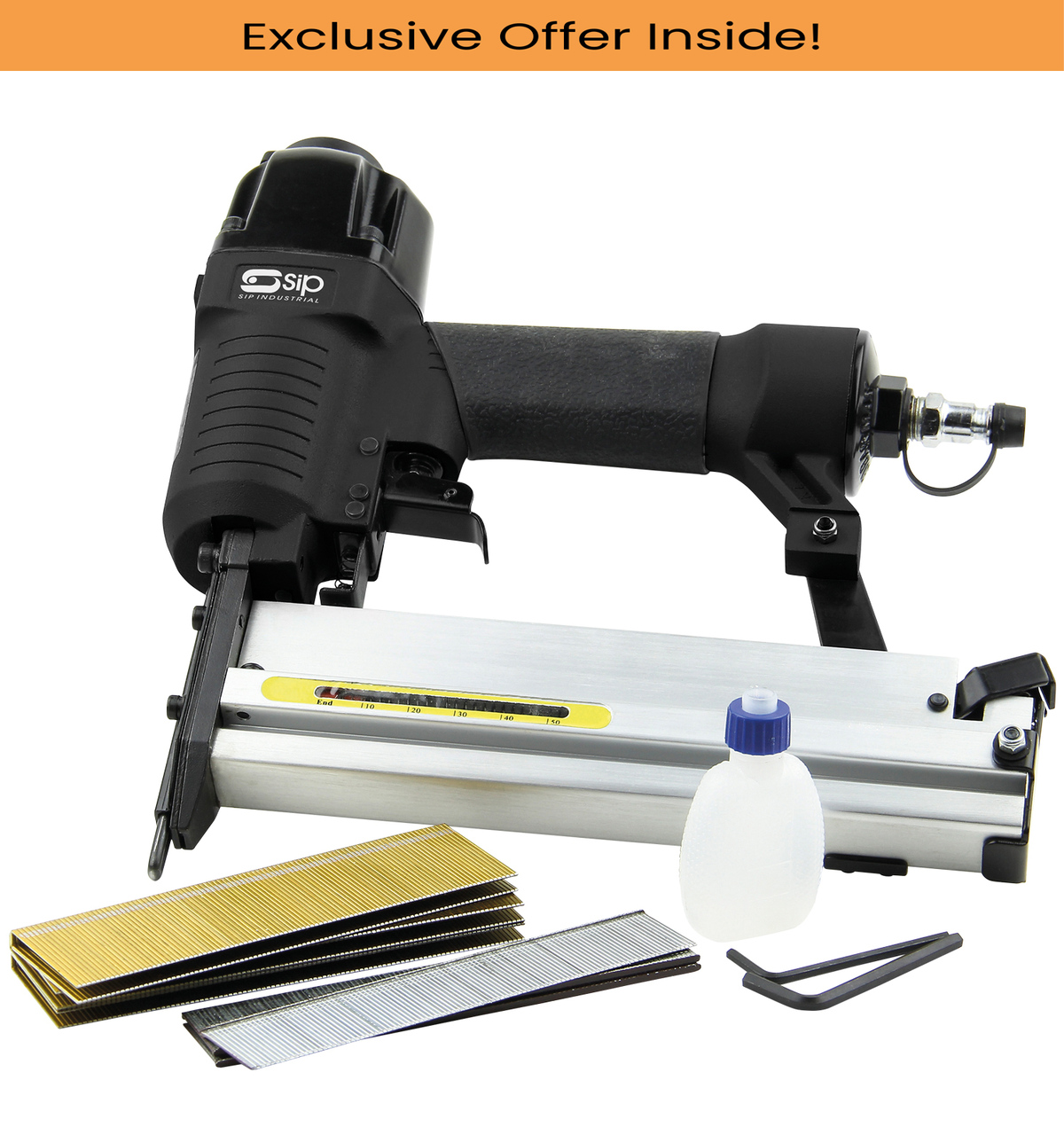 SIP 06771 2-in-1 AirNailer & Stapler Kit