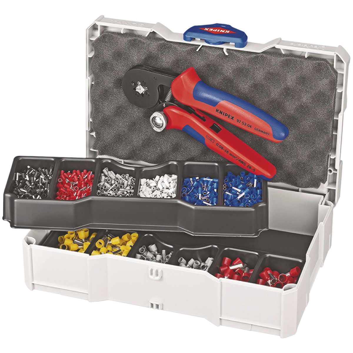 Draper 06927 KNIPEX 97 90 09 Crimp Assortment Wire Ferrules 9pc