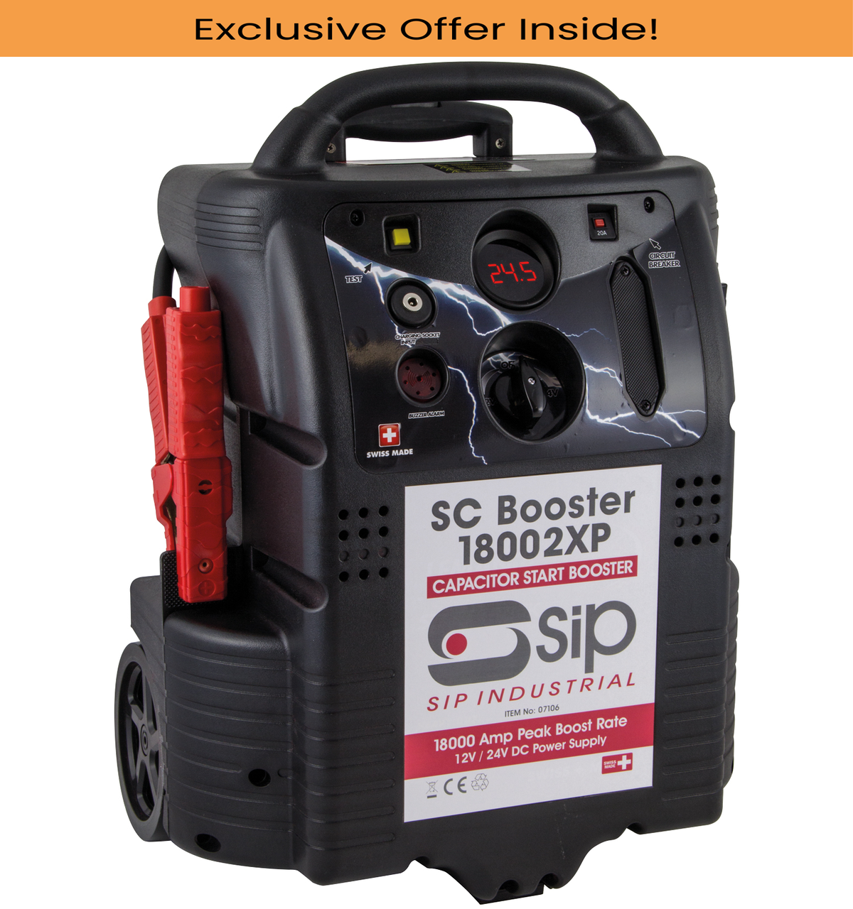 SIP 07106 12v/24v SC 18002XP Batteryless Capacitor Booster