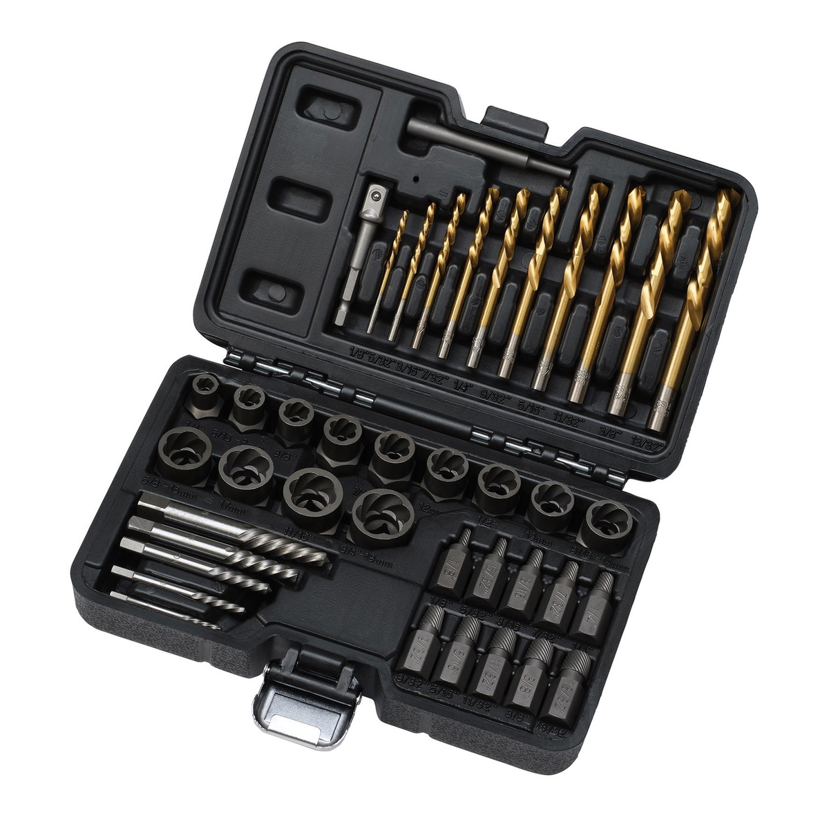 Draper 07120 Bolt Nut Stud Screw Extractor Set 40 Piece