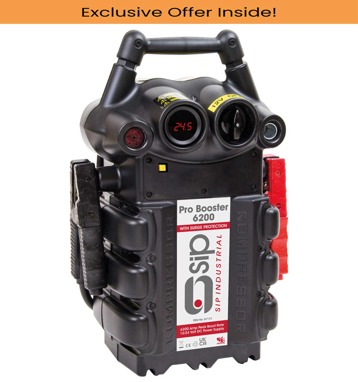SIP 07174 12v/24v Pro Booster 6200