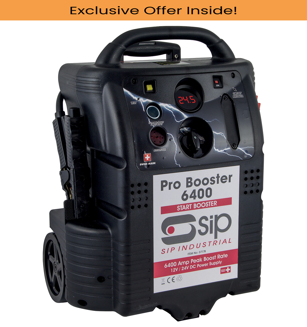 SIP 07178 12v/24v Pro Booster 6400