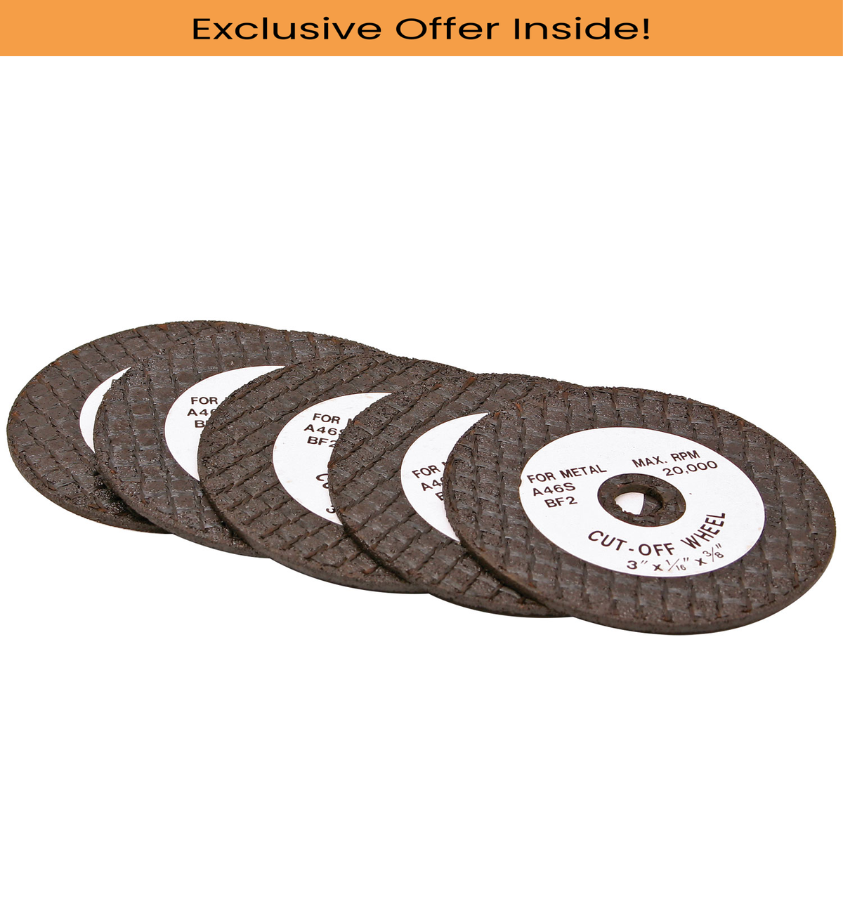 SIP 07591 3" AirCut-Off Tool Disc