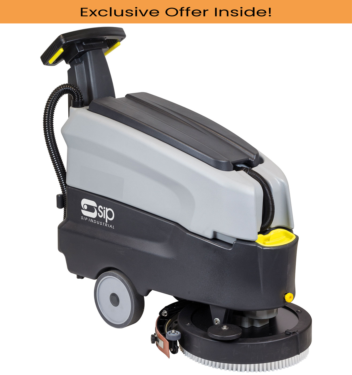 SIP 07984 SD1600AC Electric Floor Scrubber Dryer, Scrubbing Area - 450mm, Working Capacity - 1600m³/hr