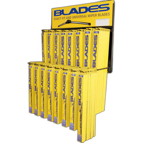 Wiper Blade Display Stand - Two Tier, 16 Hook, CCL - 08-089-BL
