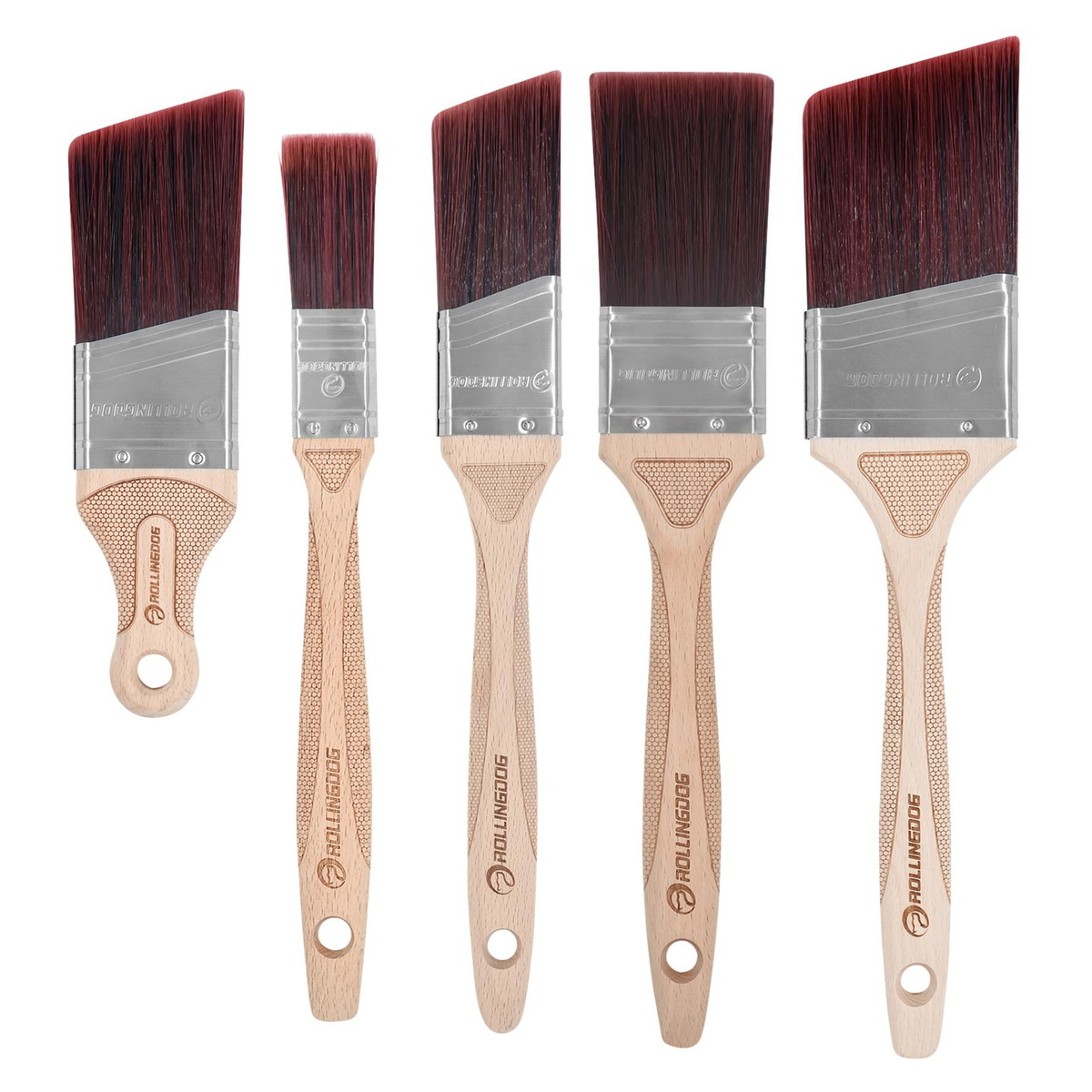 Draper 08153 Rollingdog Doberman Paint Brush Set 5 Piece