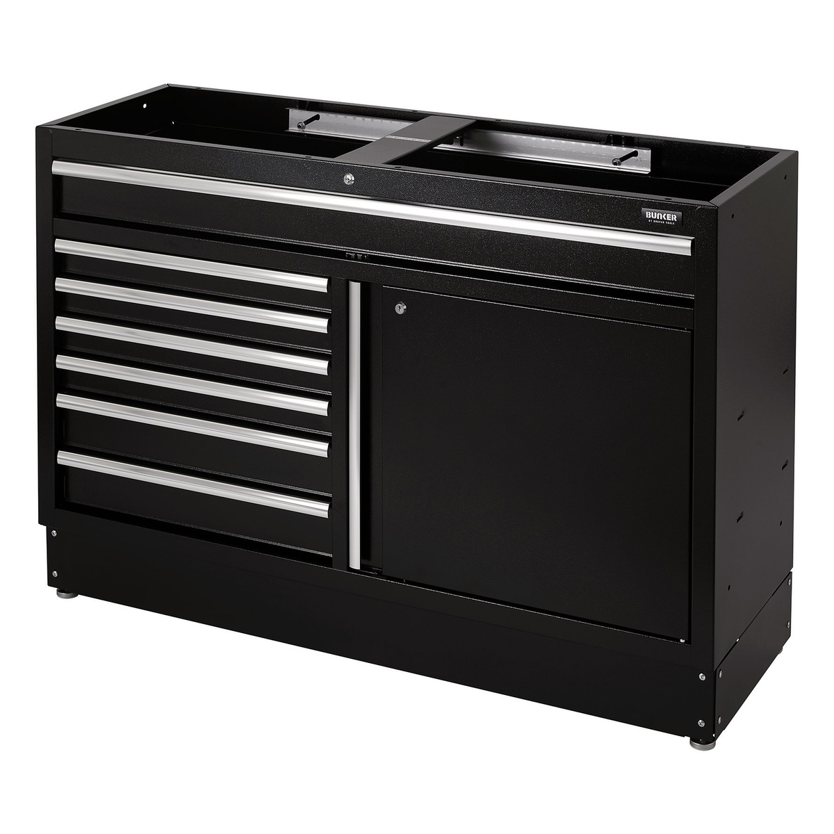 Draper 08437 BUNKER Modular Floor Cabinet, 7 Drawer, 1360mm