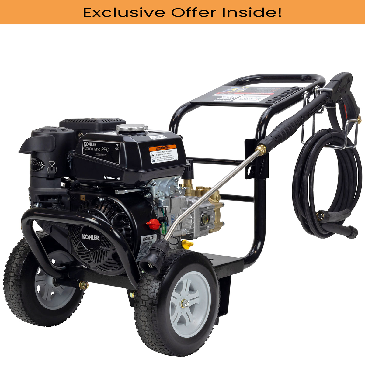 SIP 08442 PP570/150WM Kohler Pressure Washer, Motor power - 7 Hp, Max. Pressure - 570 Bar