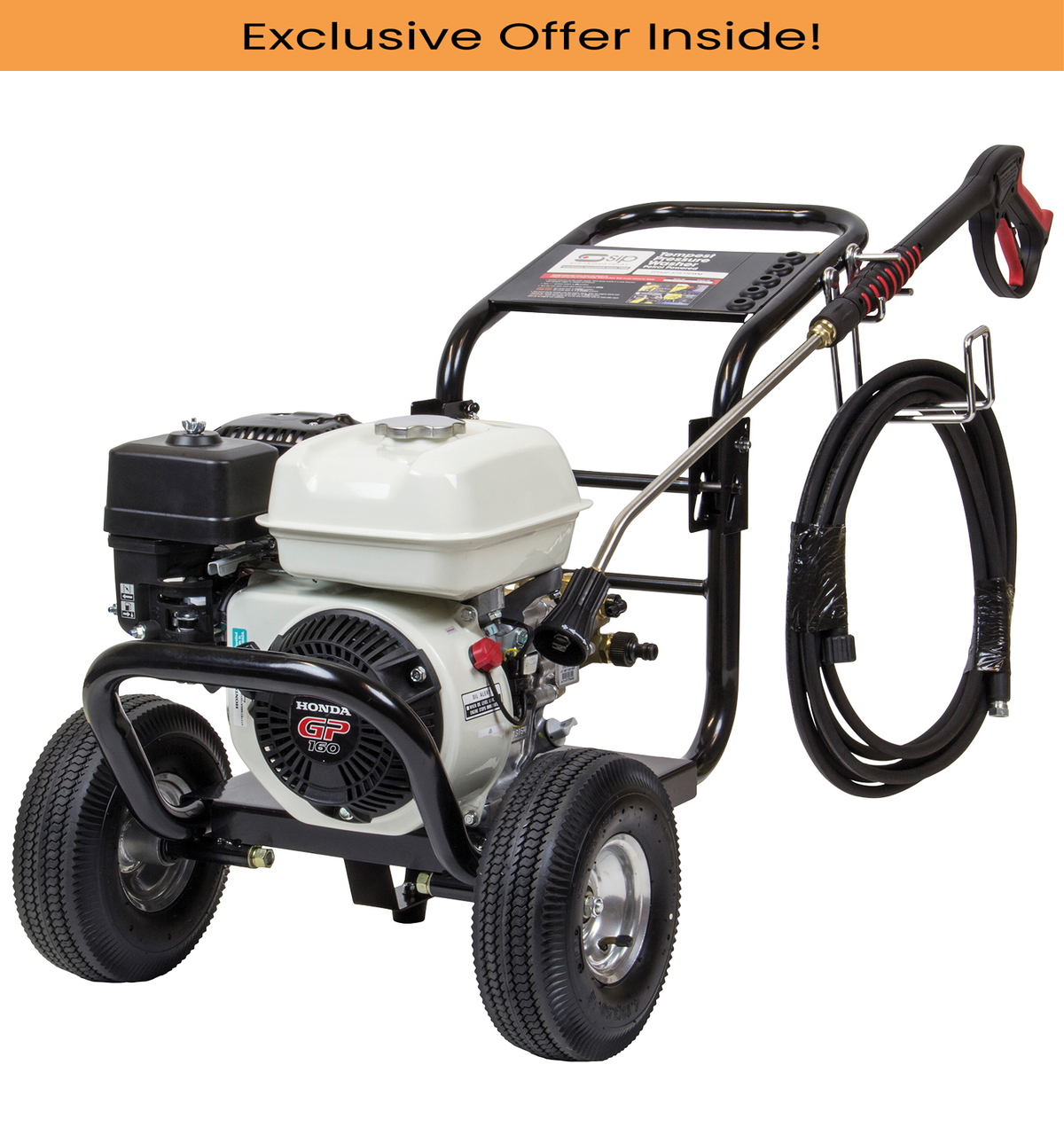SIP 08642 TPHGP570/150 Honda Pressure Washer, Max. Pressure - 570 Bar