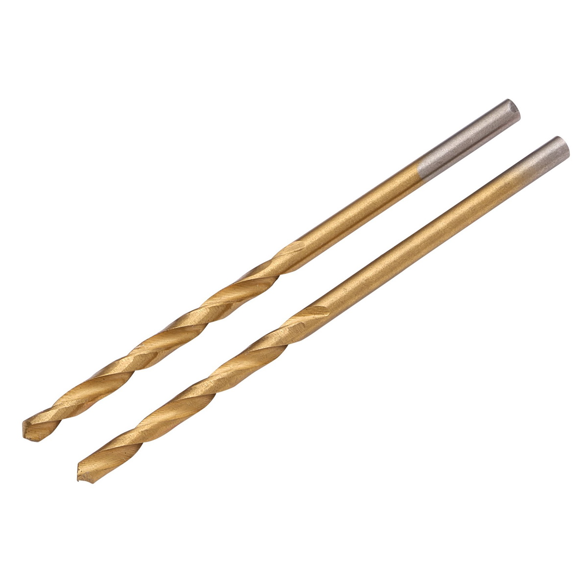 Draper 08860 HSS TiN Coated Drill Bit 2x49mm Pack of 2