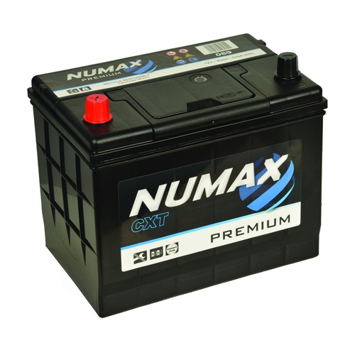 089 Numax Premium Car Battery 12V 68Ah, 3 Years Warranty