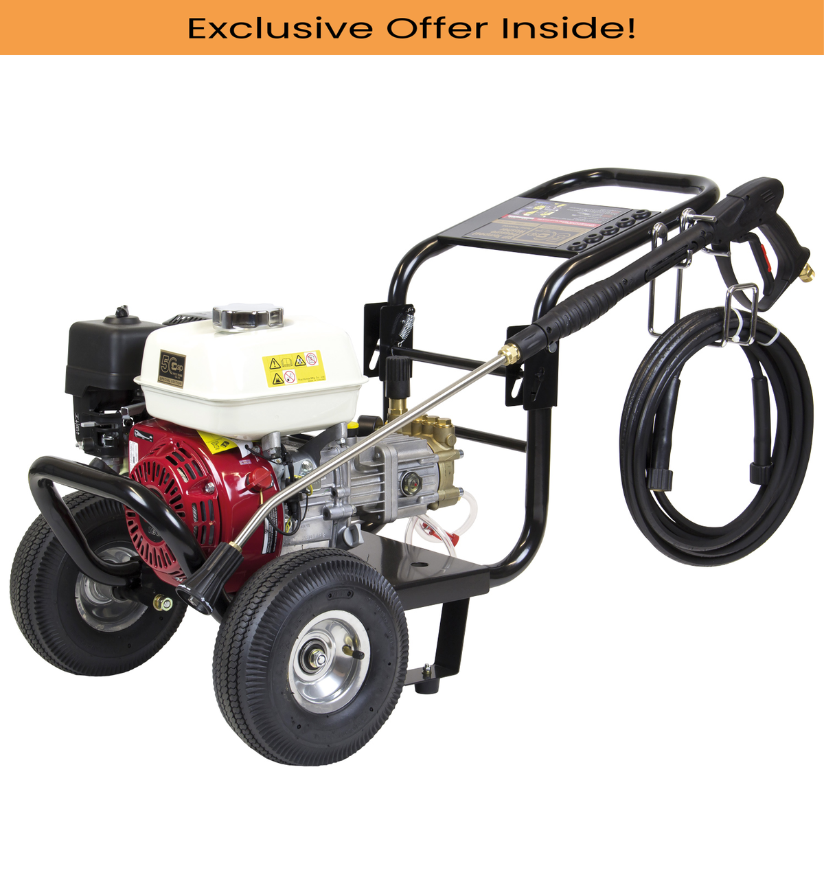 SIP 08946 Tempest PP660/165 Honda GX Pressure Washer, Max. Pressure - 660 Bar
