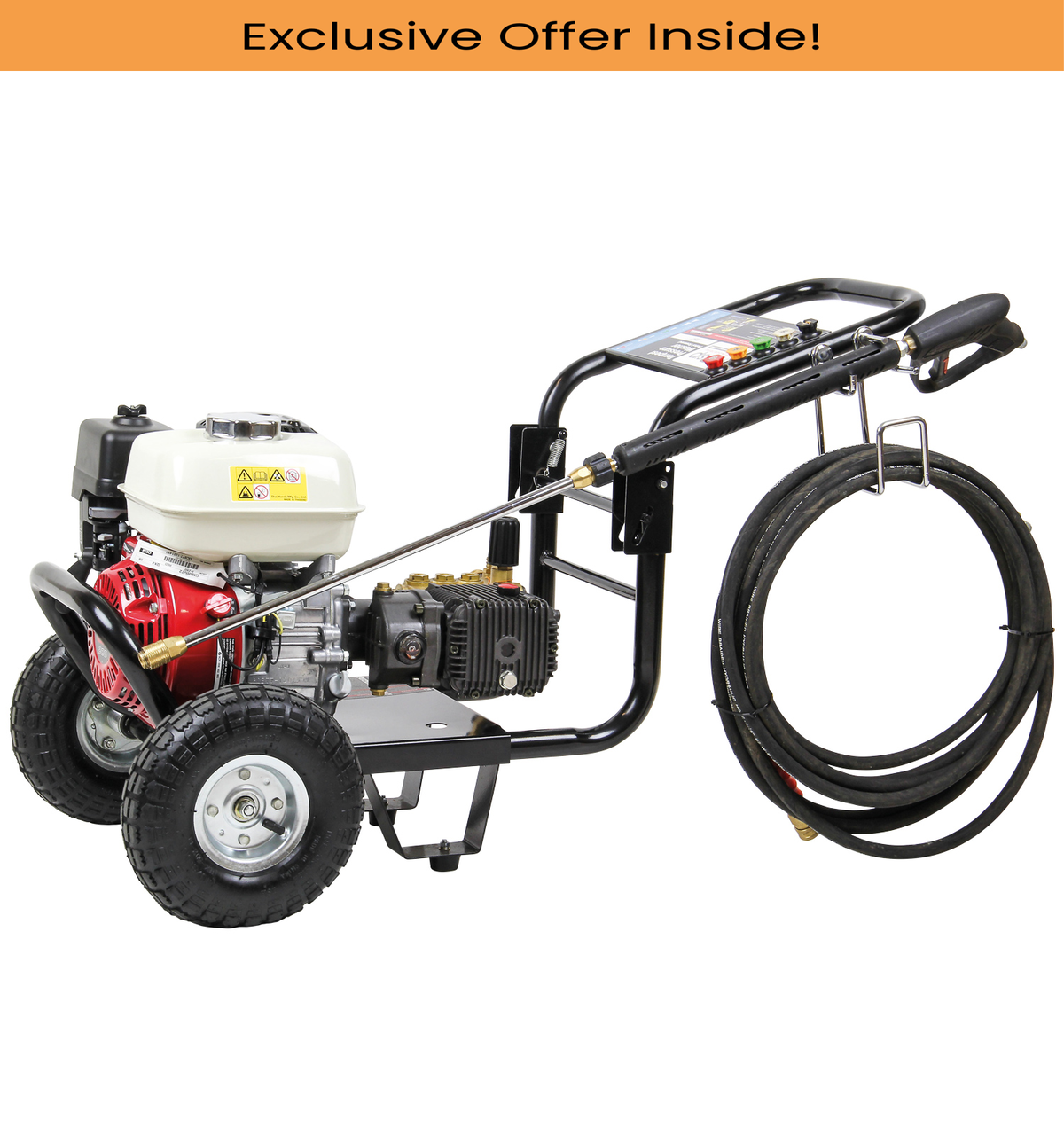 SIP 08947 TEMPEST PPG680/210 Gearbox Pressure Washer, Max. Pressure - 676 Bar