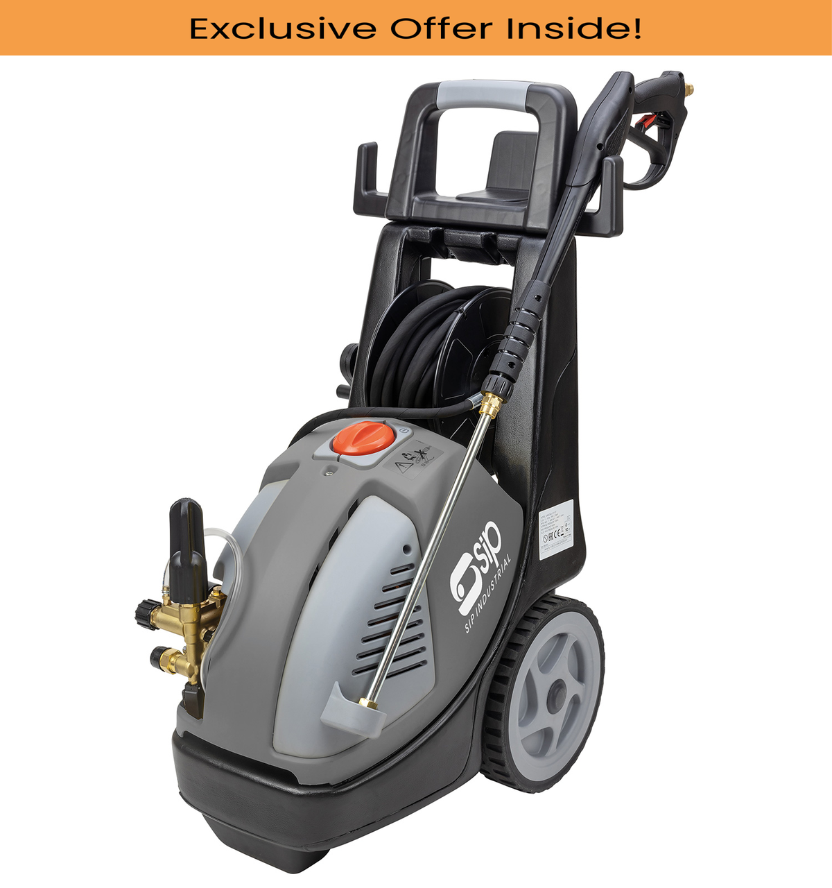 SIP 08990 TEMPEST P660/150 Electric Pressure Washer, Motor power -3.9 Hp, Max. Pressure - 660 Bar