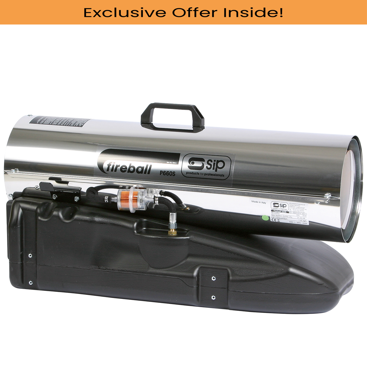 SIP 09041 Fireball Professional P660S Space Heater