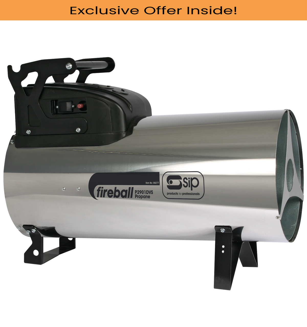 SIP 09277 Fireball 2901DV Propane Space Heater