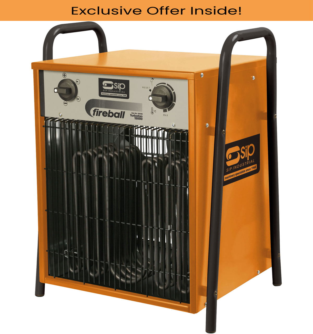 SIP 09298 Fireball Turbofan 15000 Electric Fan Heater