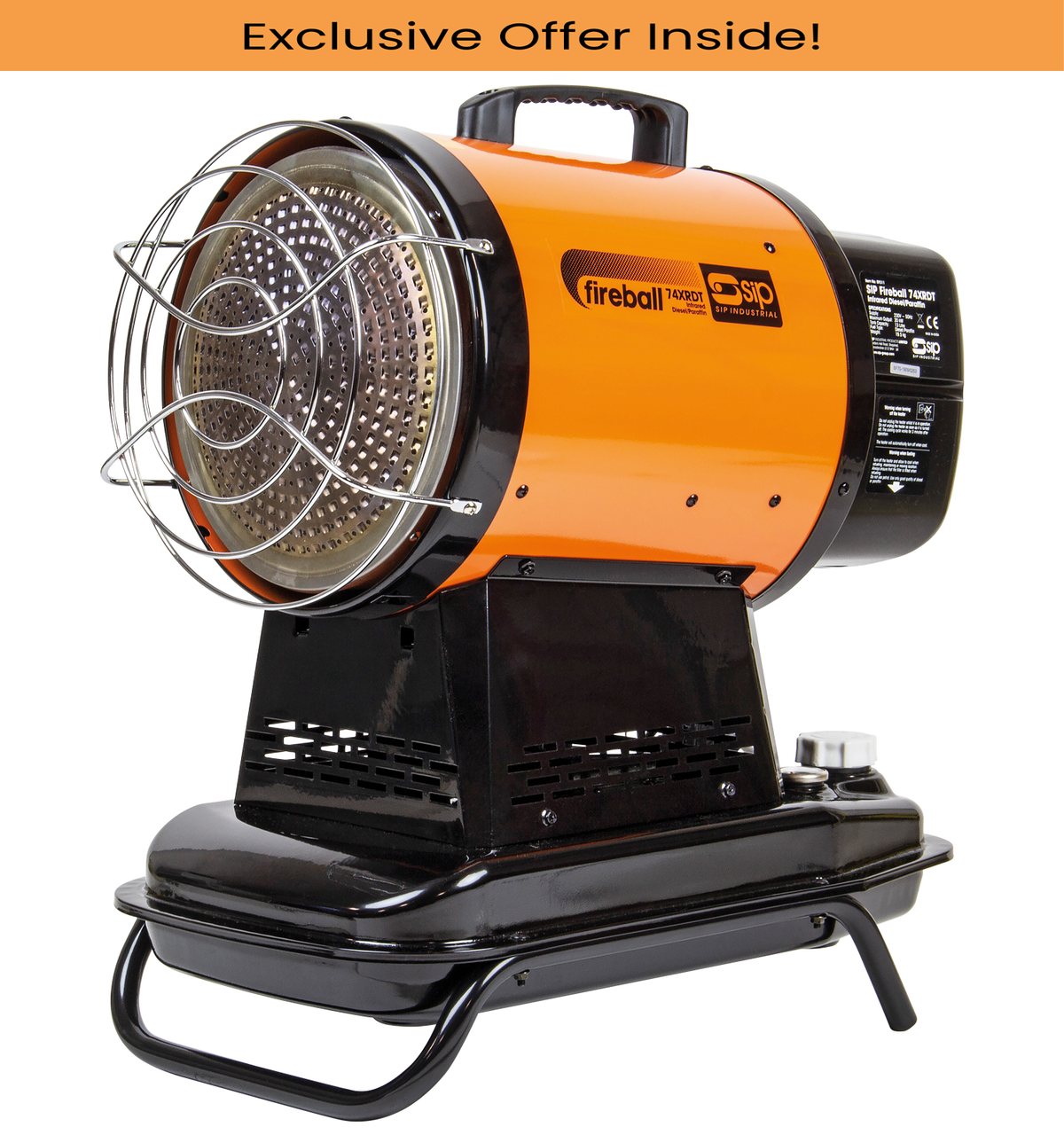 SIP 09311 Fireball 74XRDT Infrared Diesel Heater