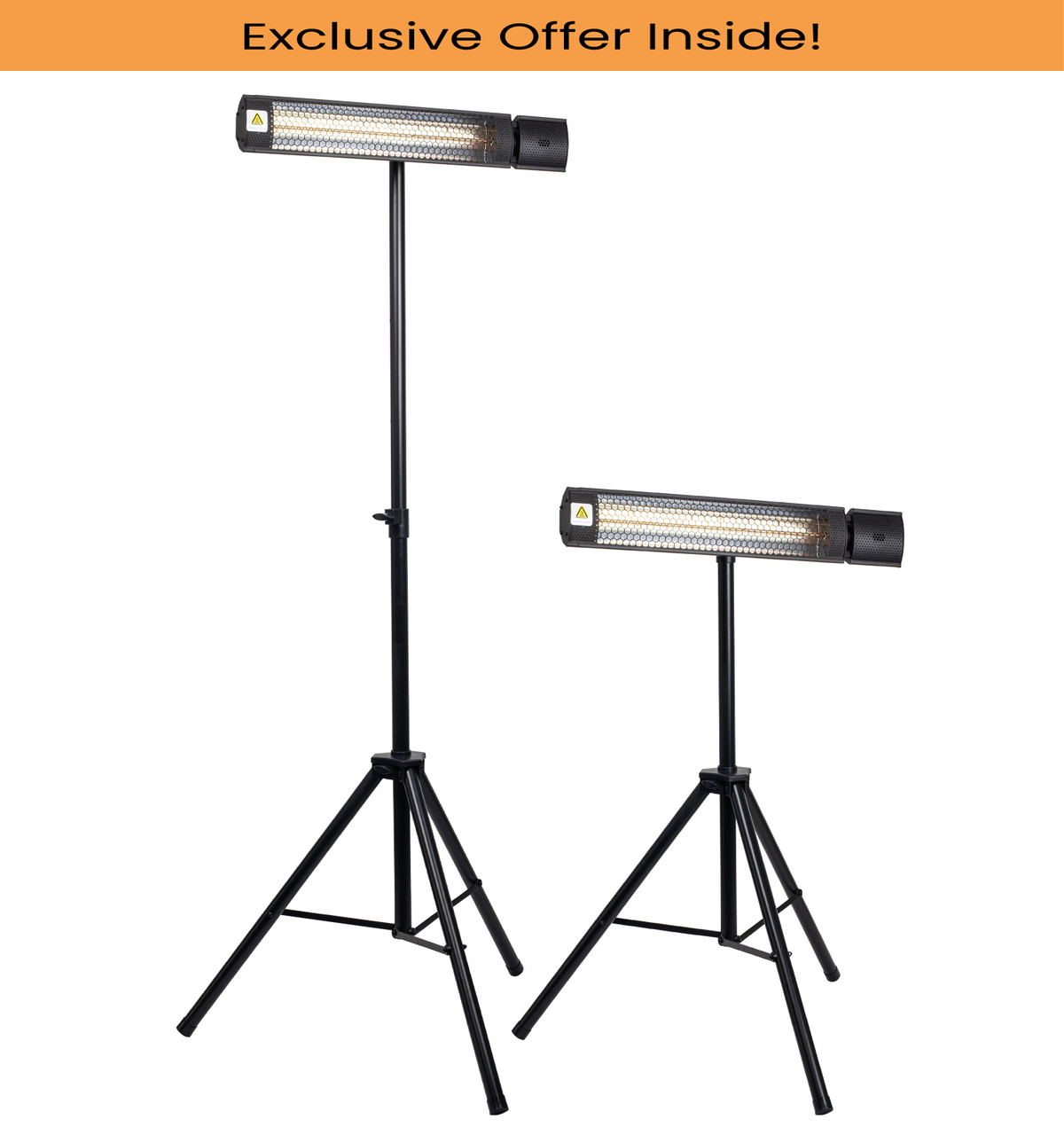 SIP 09586P Universal Halogen Heater with Control & Stand