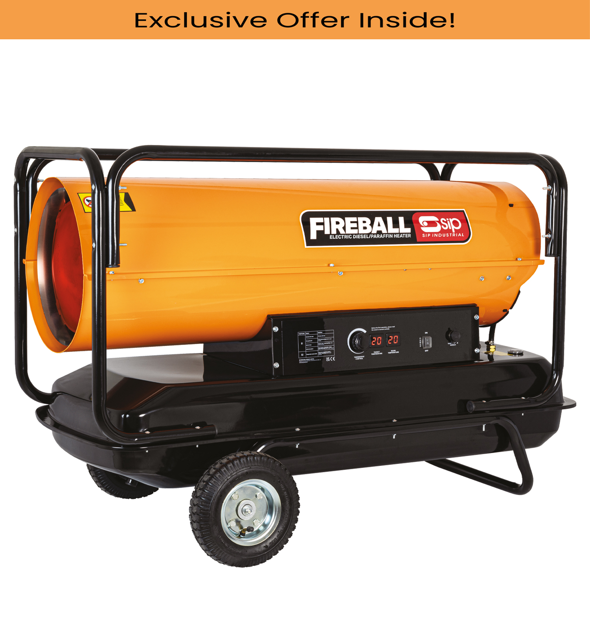 SIP 09598 FIREBALL XD350 Diesel/Paraffin Space Heater