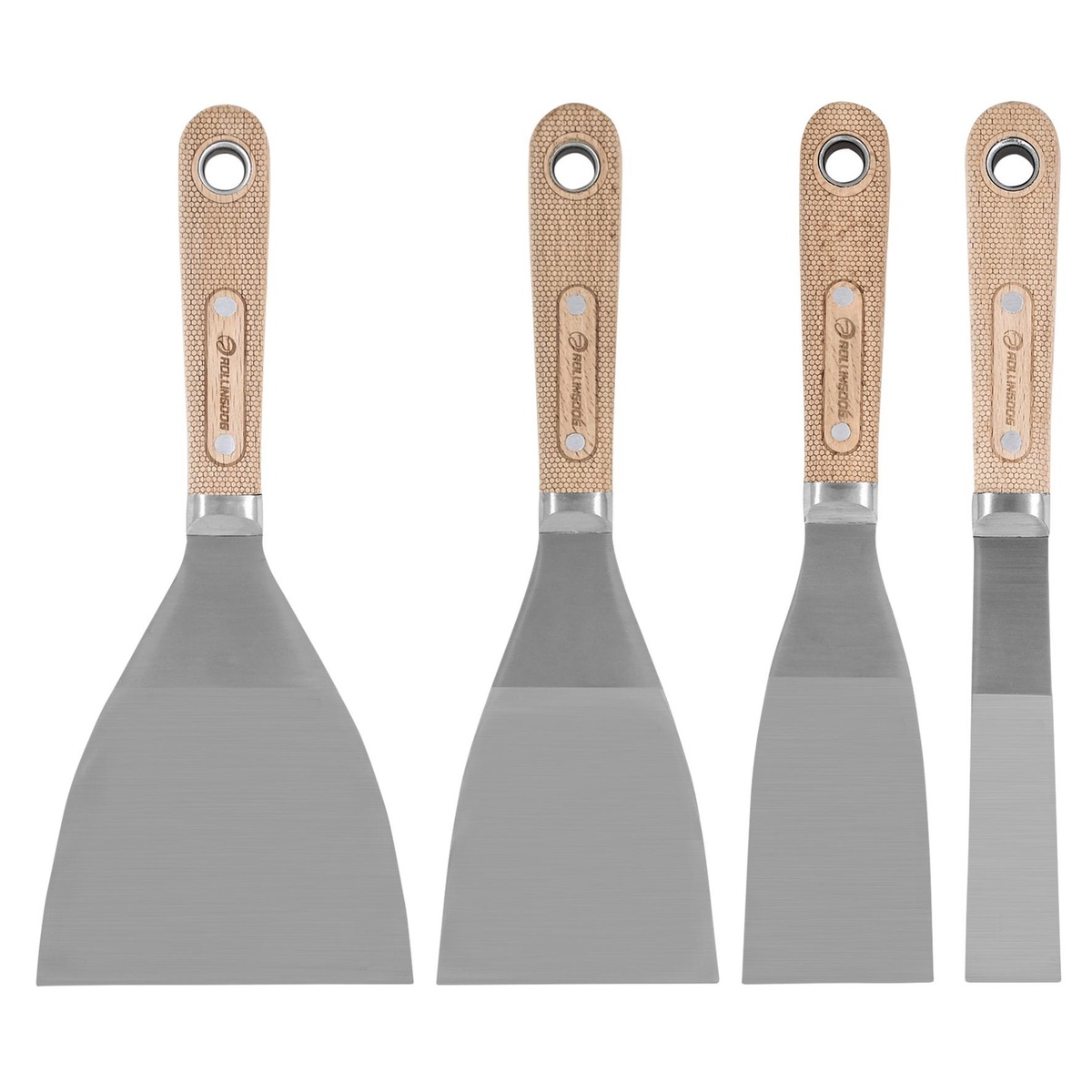 Draper 09617 Rollingdog Doberman Putty Knife Set 4 Piece