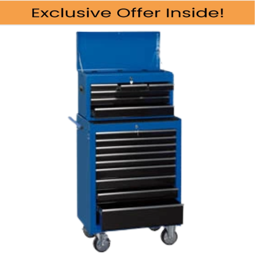 Draper 11533 COMBINATION ROLLER CABINET AND TOOL CHEST, 15 DRAWER, 26