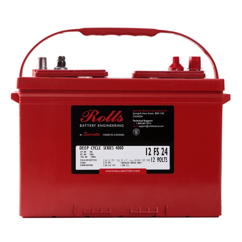 Rolls 12FS24 FS Series-12 Volt Battery 12V 85Ah, 1 Year Warranty