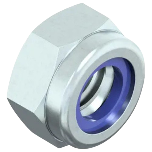 Hex Lock Nut - M30, |8| Graded Steel, Zinc Plated, Fabory - 12348.300.001(Pack Of 100)