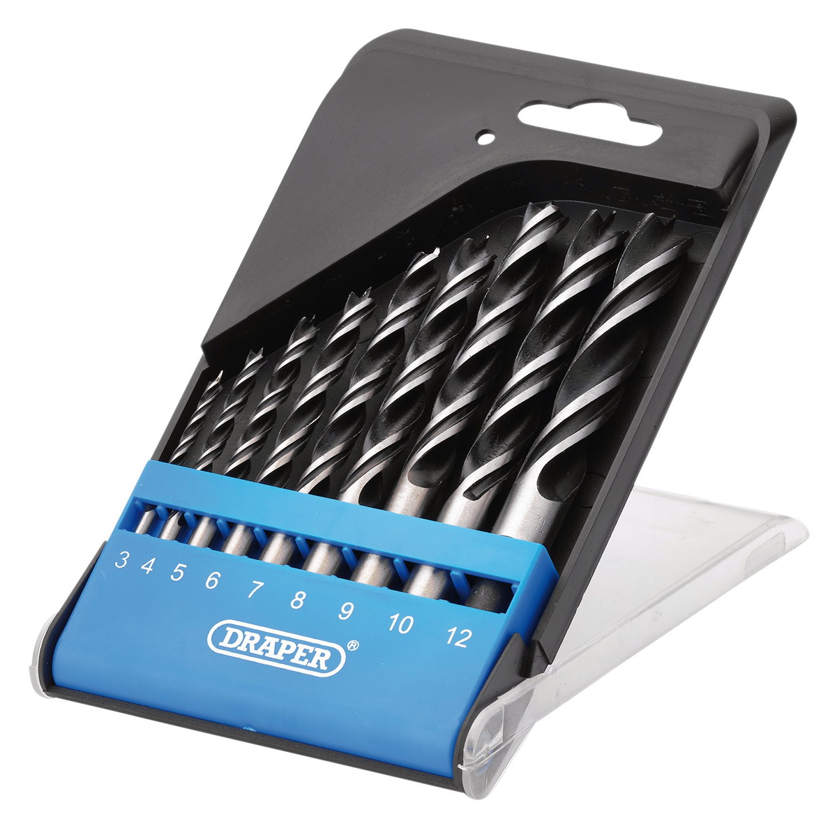 Draper 12426 Brad Point Drill Bit Set 9 Piece