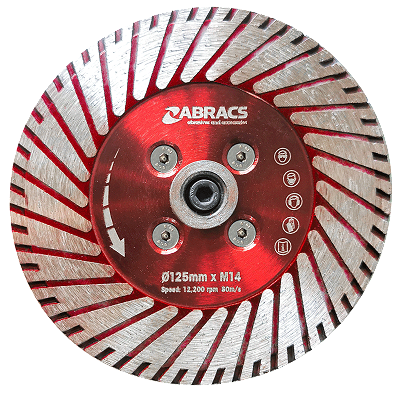 Abracs 125mm x 1.6mm x 22mm Tile Cut & Grind Blade - Pack of 1, 125TCG