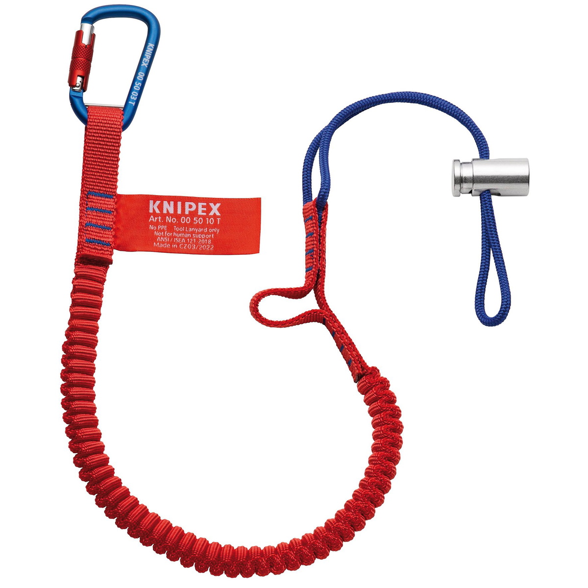 Draper 13163 Knipex 00 50 12 T BK Lanyard Fixated Carabiner 900mm