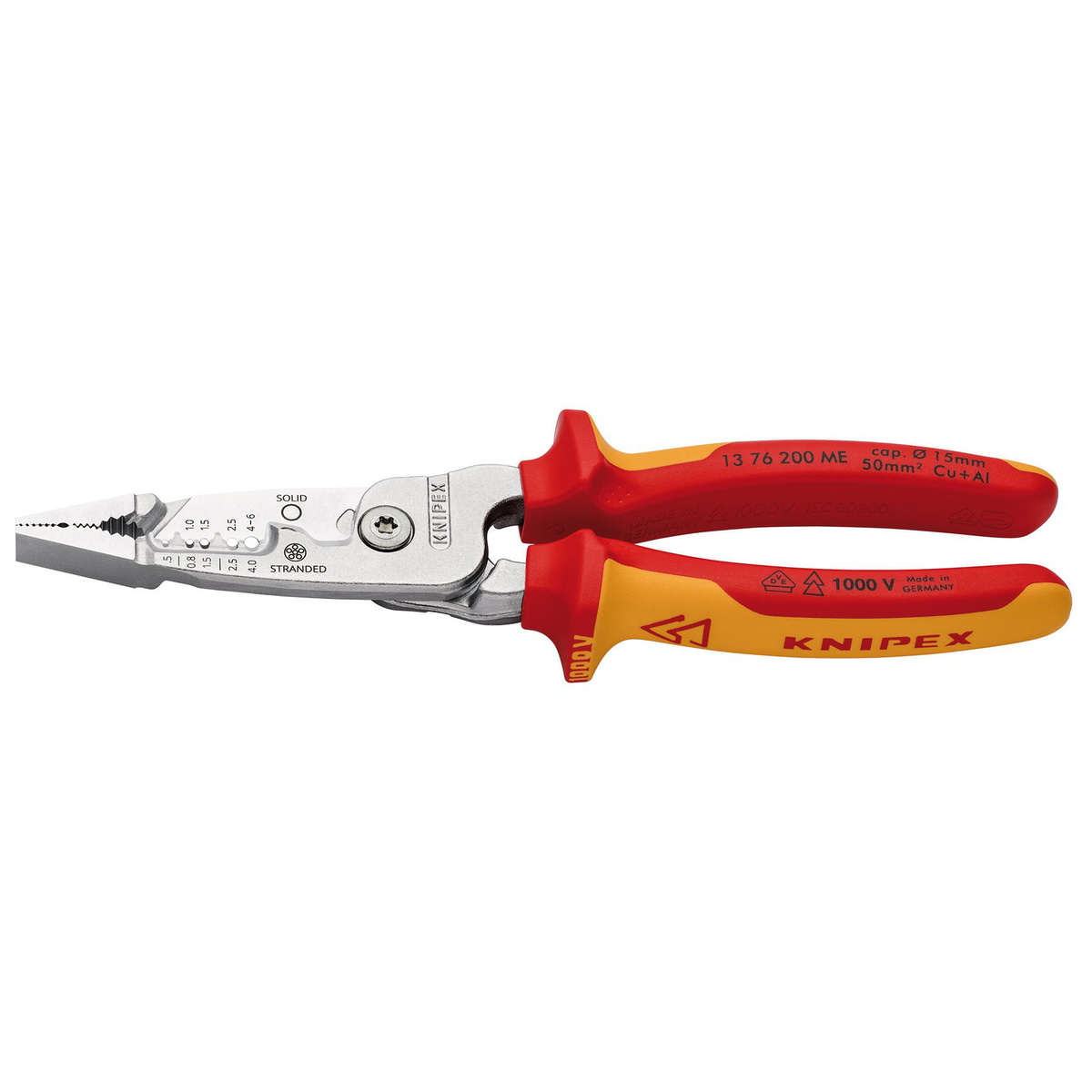 Draper 13192 KNIPEX 13 76 200 ME VDE Wire Stripper 200mm